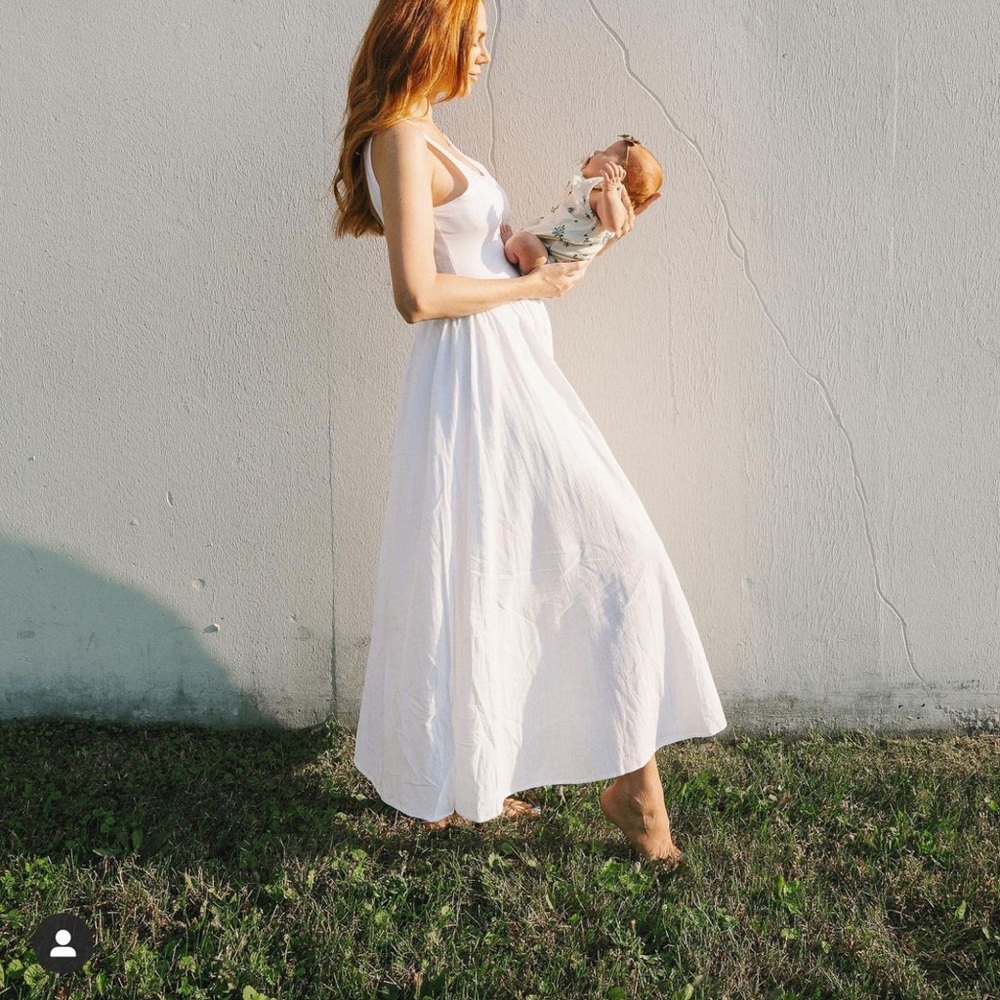 Free People White Maxi Dress